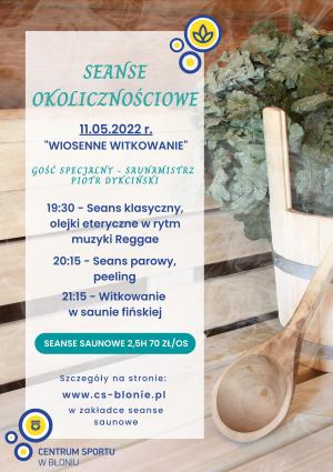 Seanse okolicznościowe maj